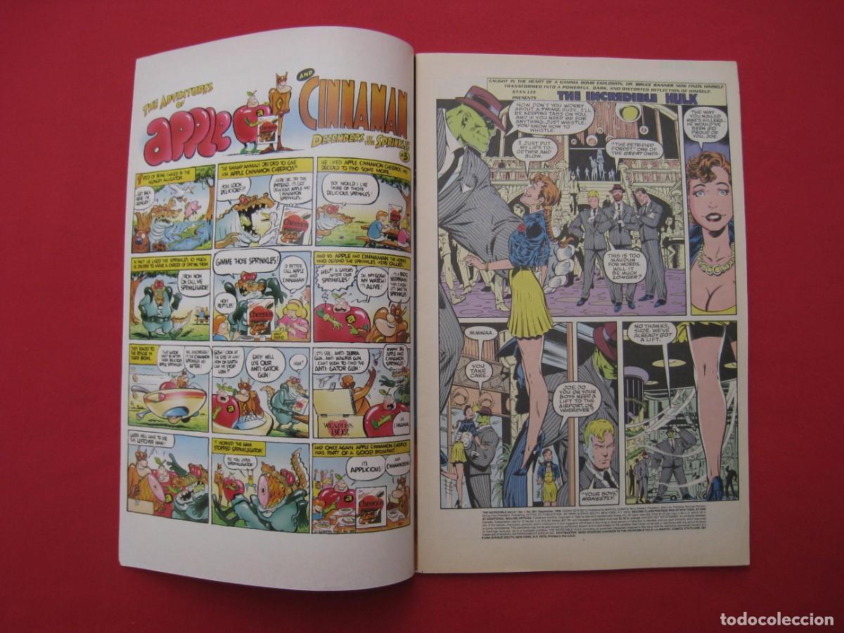 C&oacute;mics: THE INCREDIBLE HULK - VOL. 1 - N&ordm; 397 - MARVEL COMICS - EN INGLES. - Foto 6