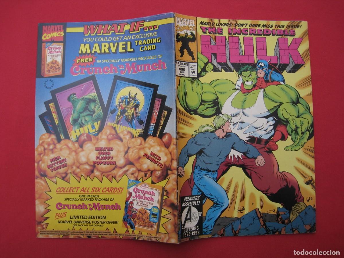 C&oacute;mics: THE INCREDIBLE HULK - VOL. 1 - N&ordm; 406 - MARVEL COMICS - EN INGLES. - Foto 2