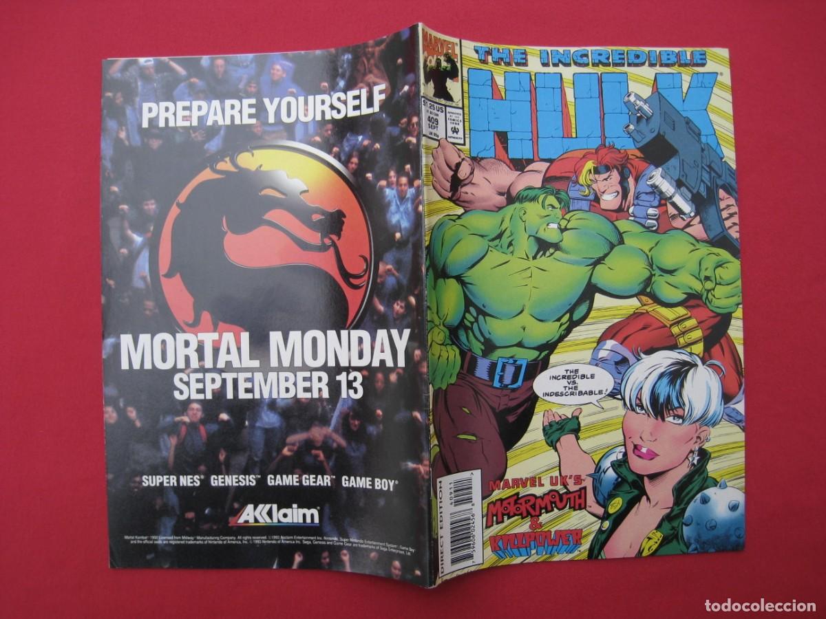 C&oacute;mics: THE INCREDIBLE HULK - VOL. 1 - N&ordm; 409 - MARVEL COMICS - EN INGLES. - Foto 2