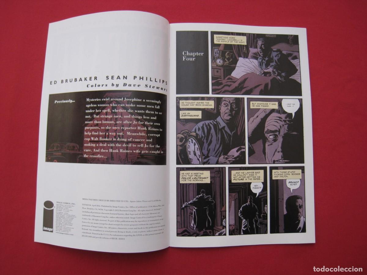 C&oacute;mics: FATALE - NUMBER FOUR - ED BRUBAKER / SEAN PHILLIPS - IMAGE COMICS - EN INGLES. - Foto 6