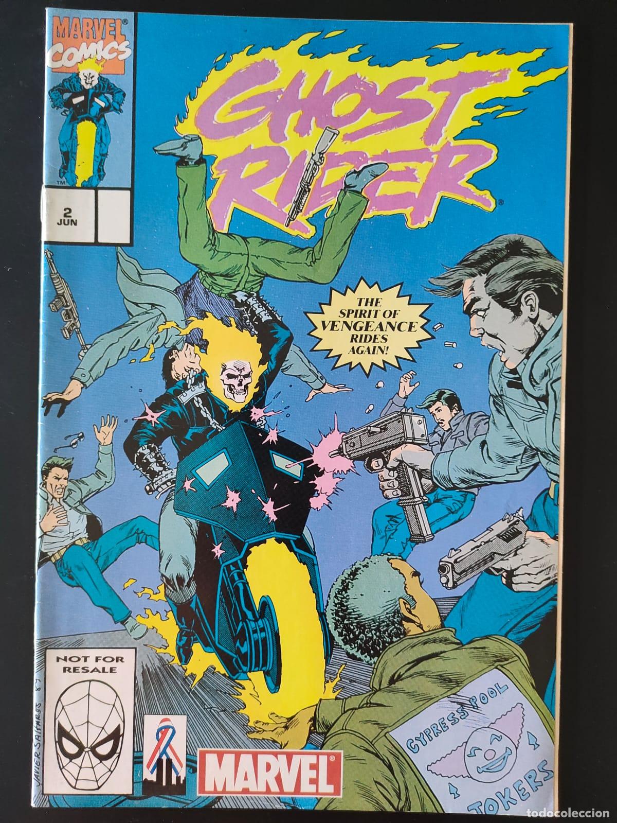 C&oacute;mics: GHOST RIDER VOL 2 NUMERO 2VERSION USA - Foto 1