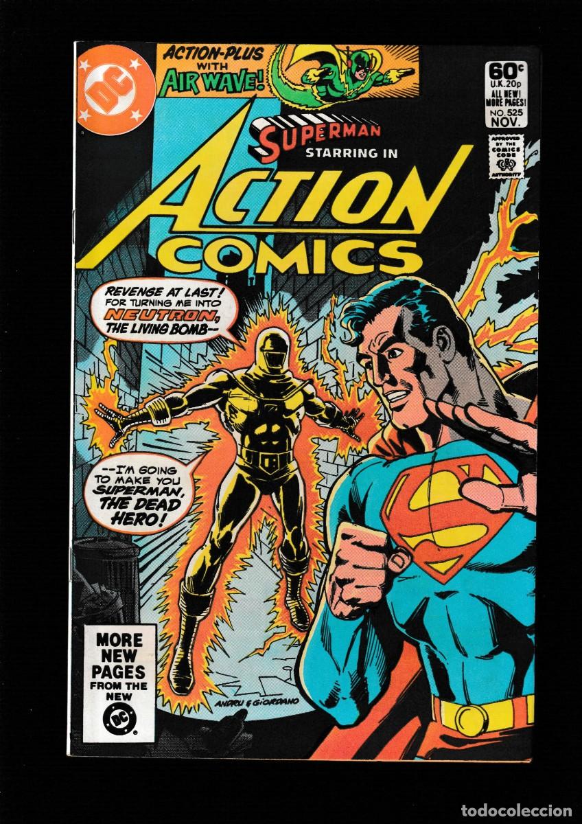 C&oacute;mics: ACTION COMICS 525 SUPERMAN - DC 1981 VFN / AIR WAVE - Foto 1