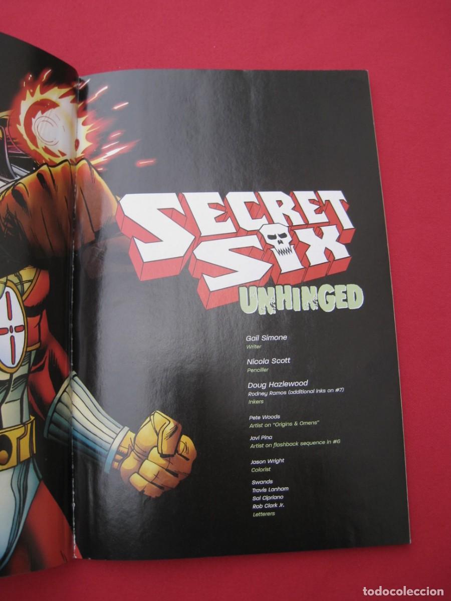 C&oacute;mics: SECRET SIX - UNHINGED - DC COMICS - EN INGLES. - Foto 8