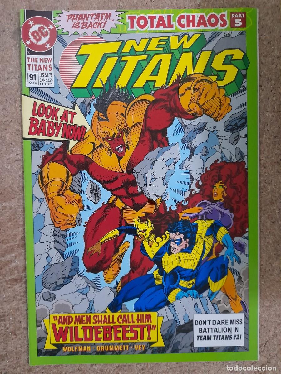 C&oacute;mics: New Titans. 2nd Series #91 . DC Comics - Foto 1