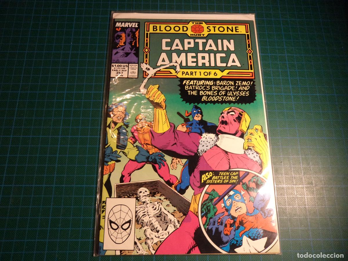 C&oacute;mics: Captain America. n&ordm; 357. Marvel. En ingles. (Ref-023). - Foto 1