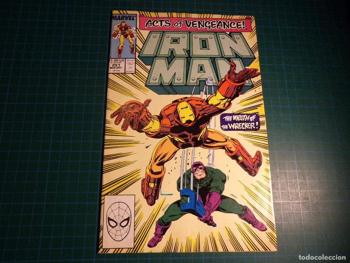 C&oacute;mics: Iron Man. n&ordm; 251. Marvel. En ingles. (Ref-023). - Foto 1
