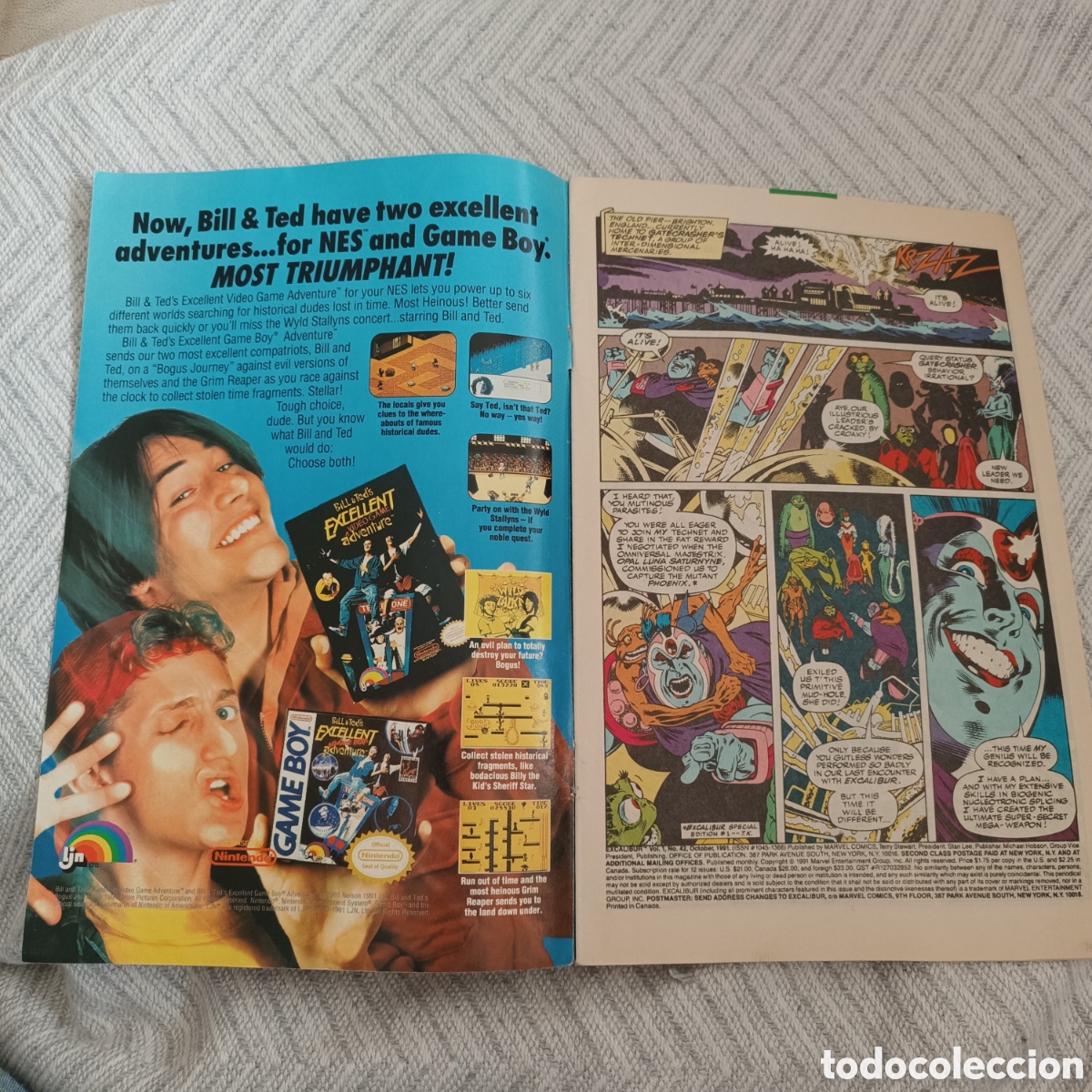 C&oacute;mics: Excalibur N&uacute;mero 42, Marvel 1991. - Foto 3