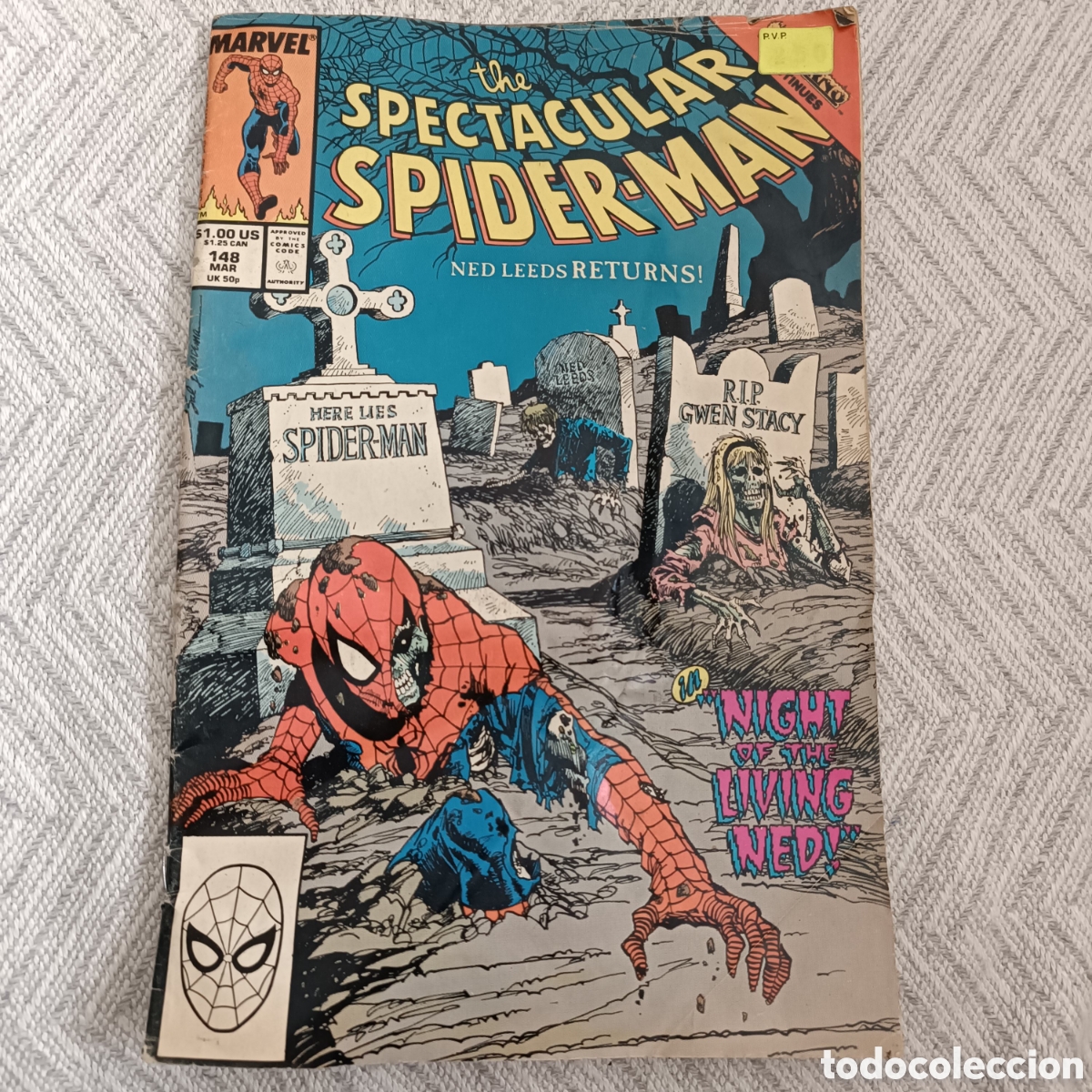 C&oacute;mics: The Spectacular SPIDER-MAN. Marvel N&uacute;mero 148 - Foto 1