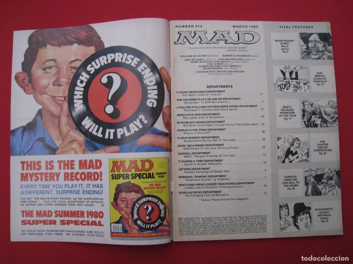 C&oacute;mics: MAD - N&ordm; 213 - MARCH 1980 - EN INGLES. - Foto 7
