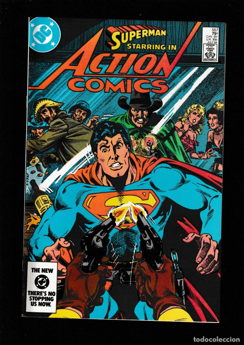 C&oacute;mics: ACTION COMICS 557 SUPERMAN - DC 1984 VFN/NM - Foto 1