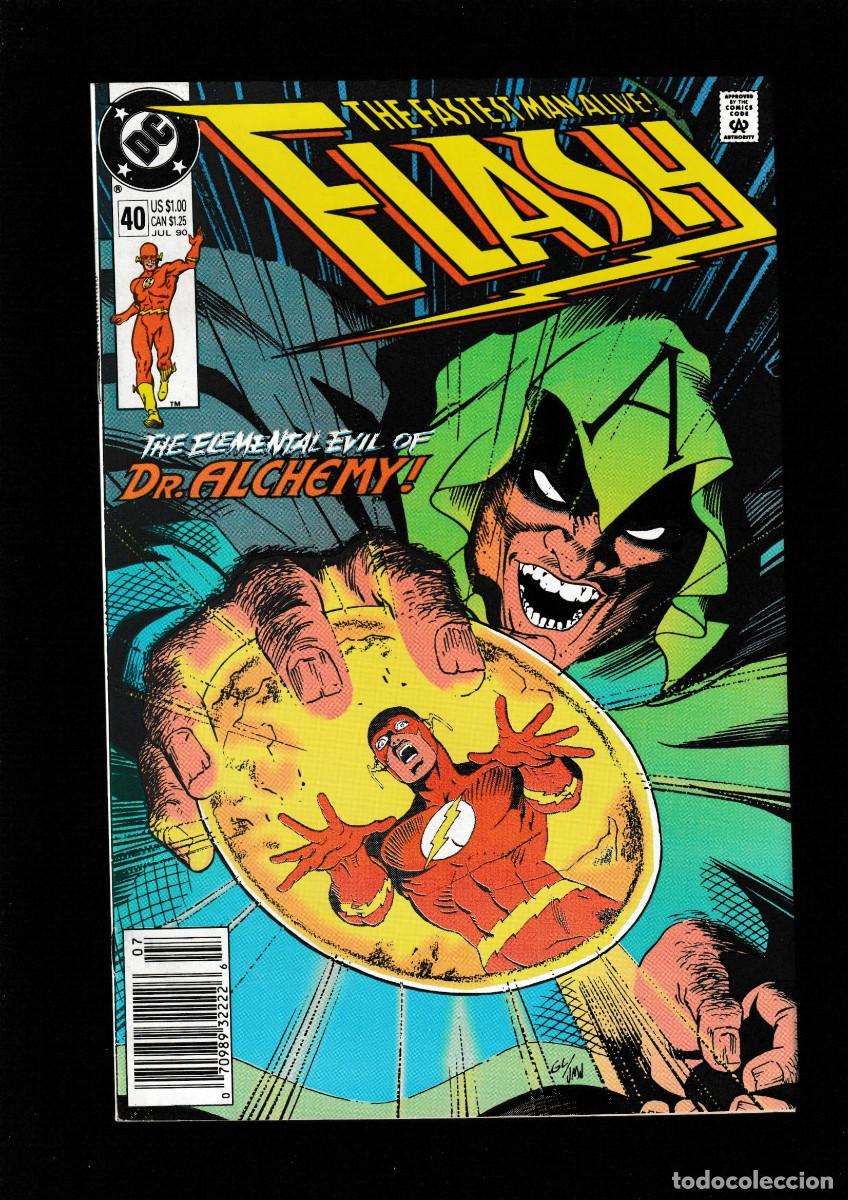 C&oacute;mics: FLASH 40 - DC 1990 VFN/NM / DR ALCHEMY - Foto 1