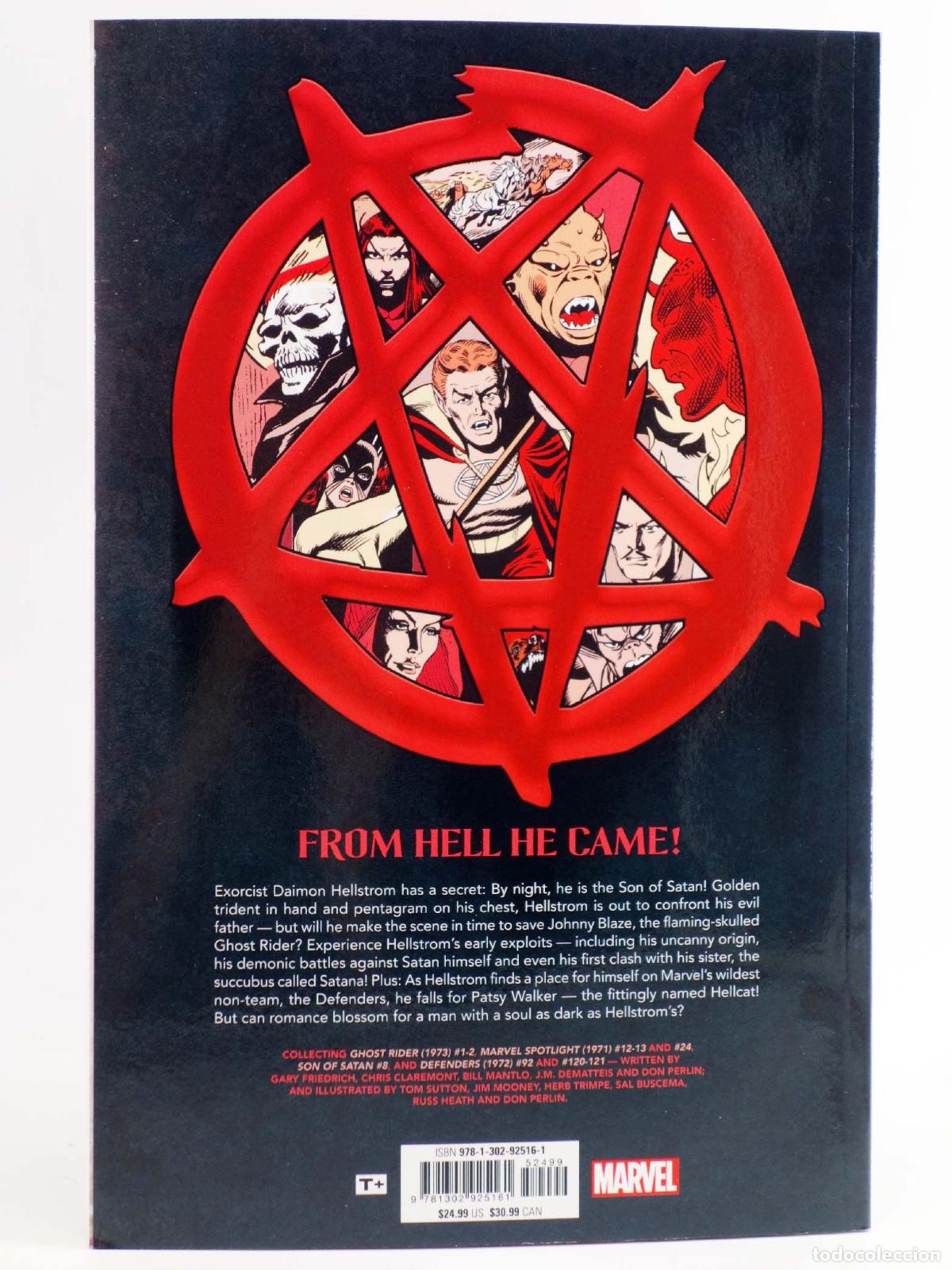 C&oacute;mics: HELLSTROM EVIL ORIGINS TPB (Gary Friedrich / Tom Sutton) Marvel, 2020. EN INGL&Eacute;S. OFRT - Foto 2