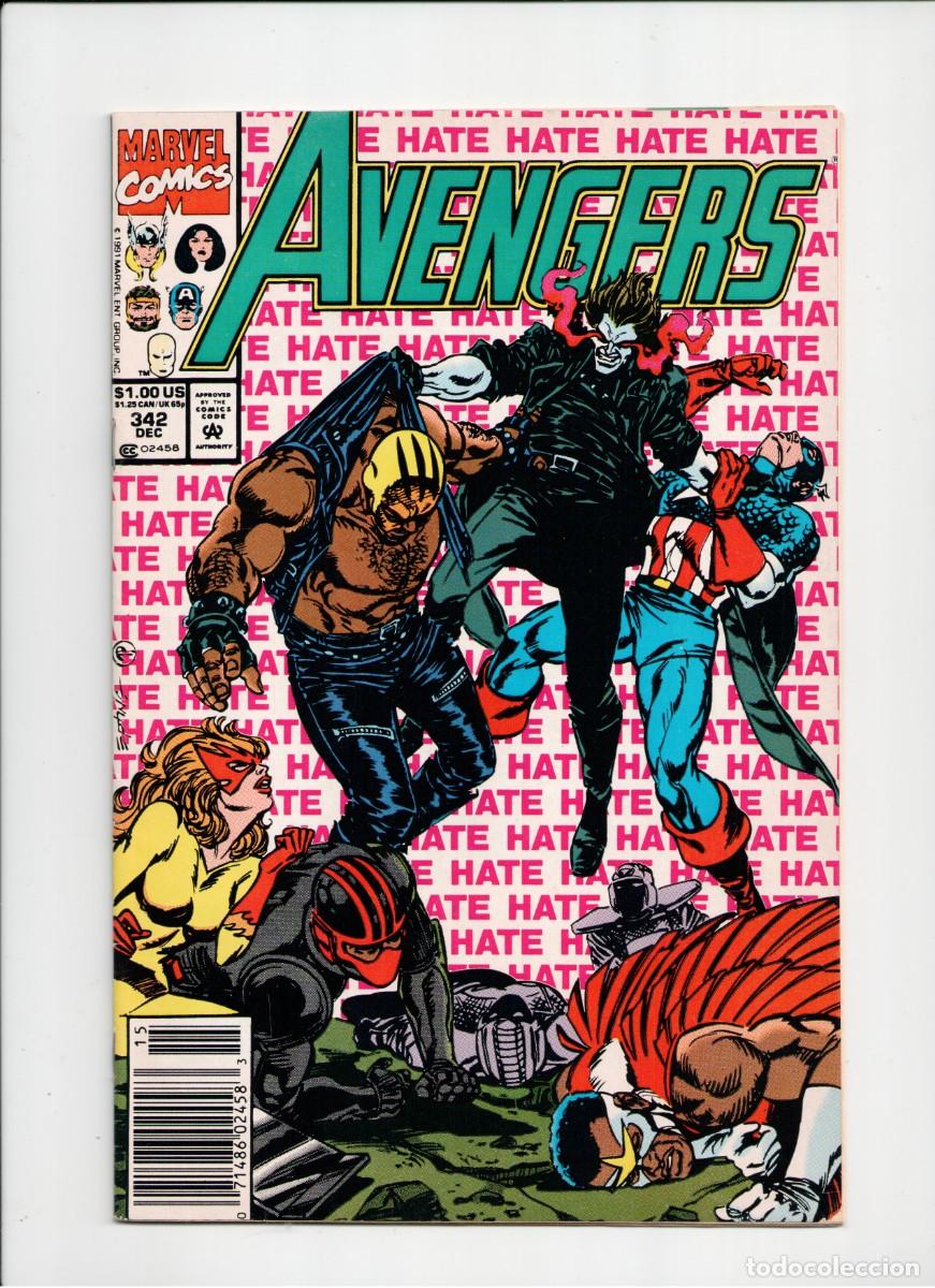 C&oacute;mics: AVENGERS #342 MARVEL COMICS USA 1991 - Foto 1