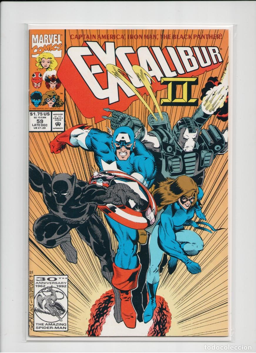 C&oacute;mics: EXCALIBUR II #59 MARVEL COMICS 1992 - Foto 1