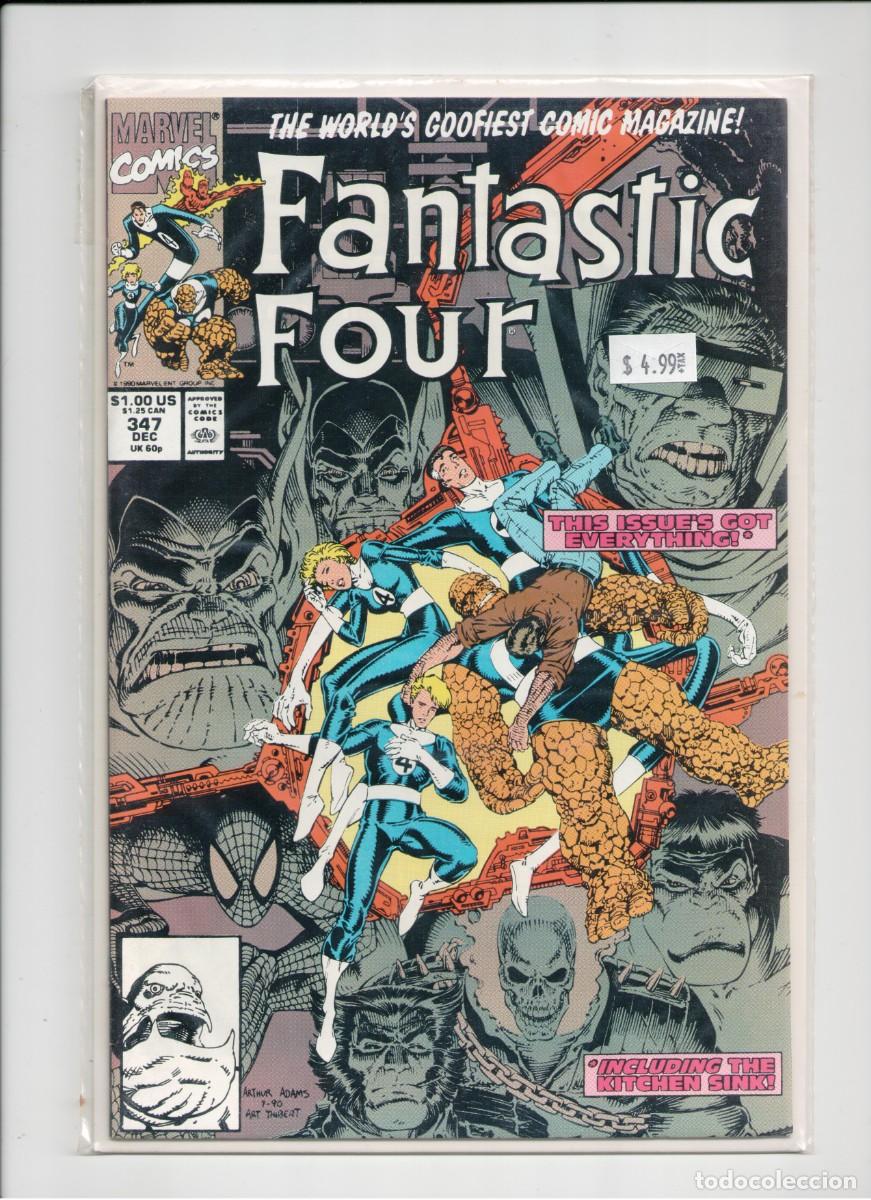 C&oacute;mics: FANTASTIC FOUR #347 MARVEL COMICS 1990 - Foto 1