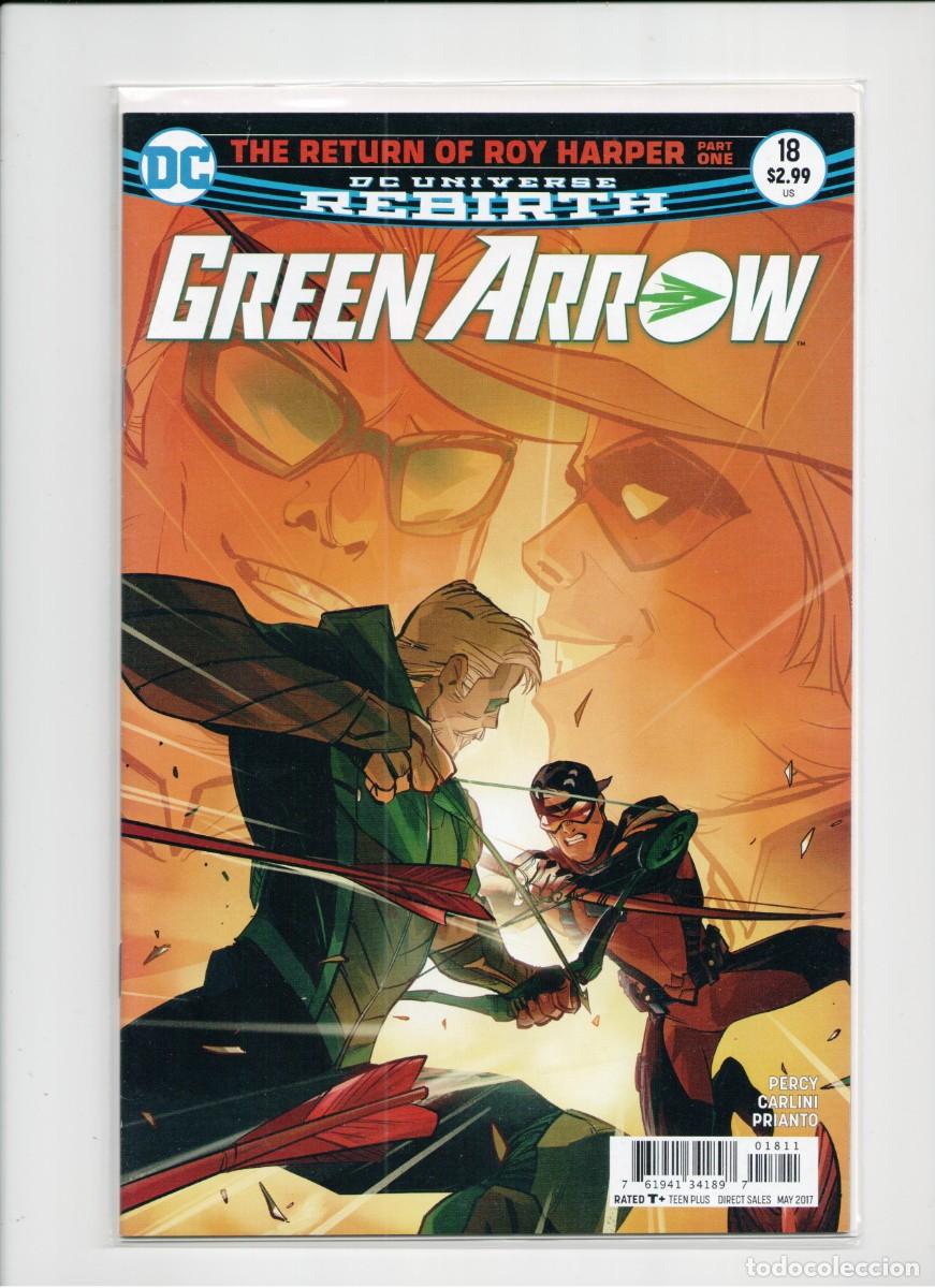 C&oacute;mics: DC UNIVERSE REBIRTH GREEN ARROW #18 DC COMICS 2017 - Foto 1