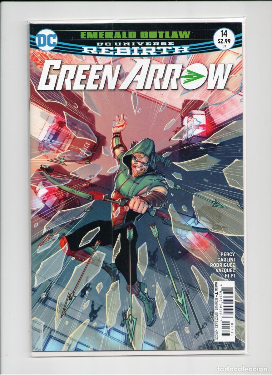 C&oacute;mics: DC UNIVERSE REBIRTH GREEN ARROW #14 DC COMICS 2017 - Foto 1