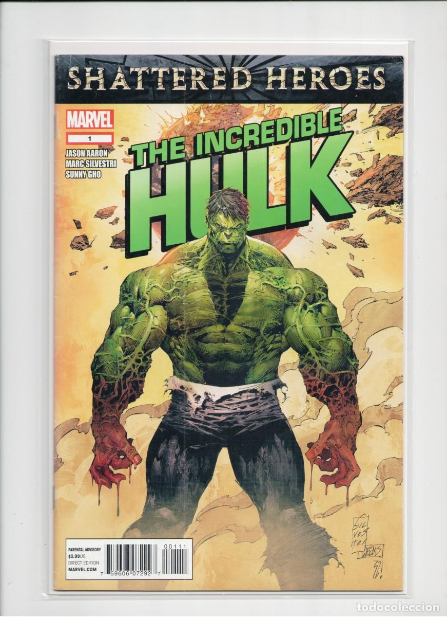 C&oacute;mics: THE INCREDIBLE HULK #1 MARVEL COMICS 2012 - Foto 1