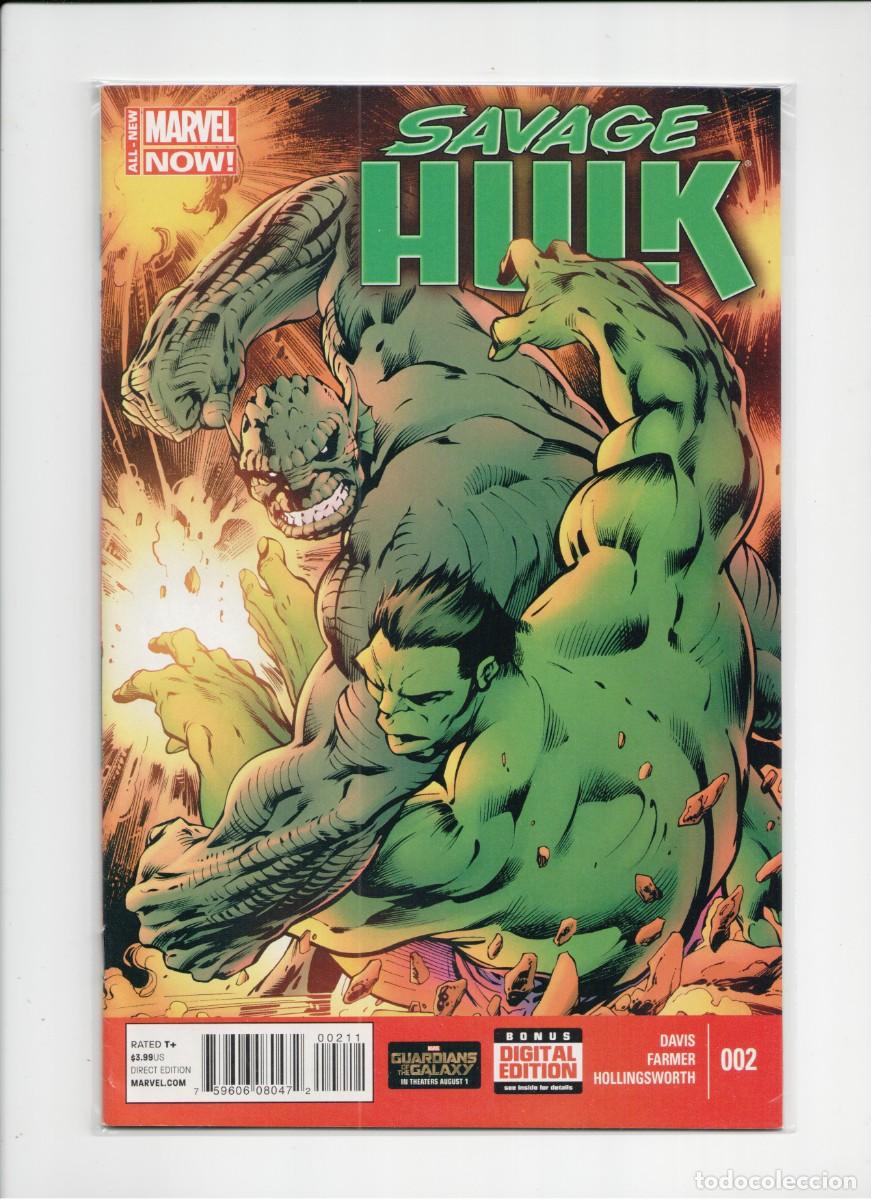 C&oacute;mics: THE SAVAGE HULK #2 MARVEL COMICS 2014 - Foto 1