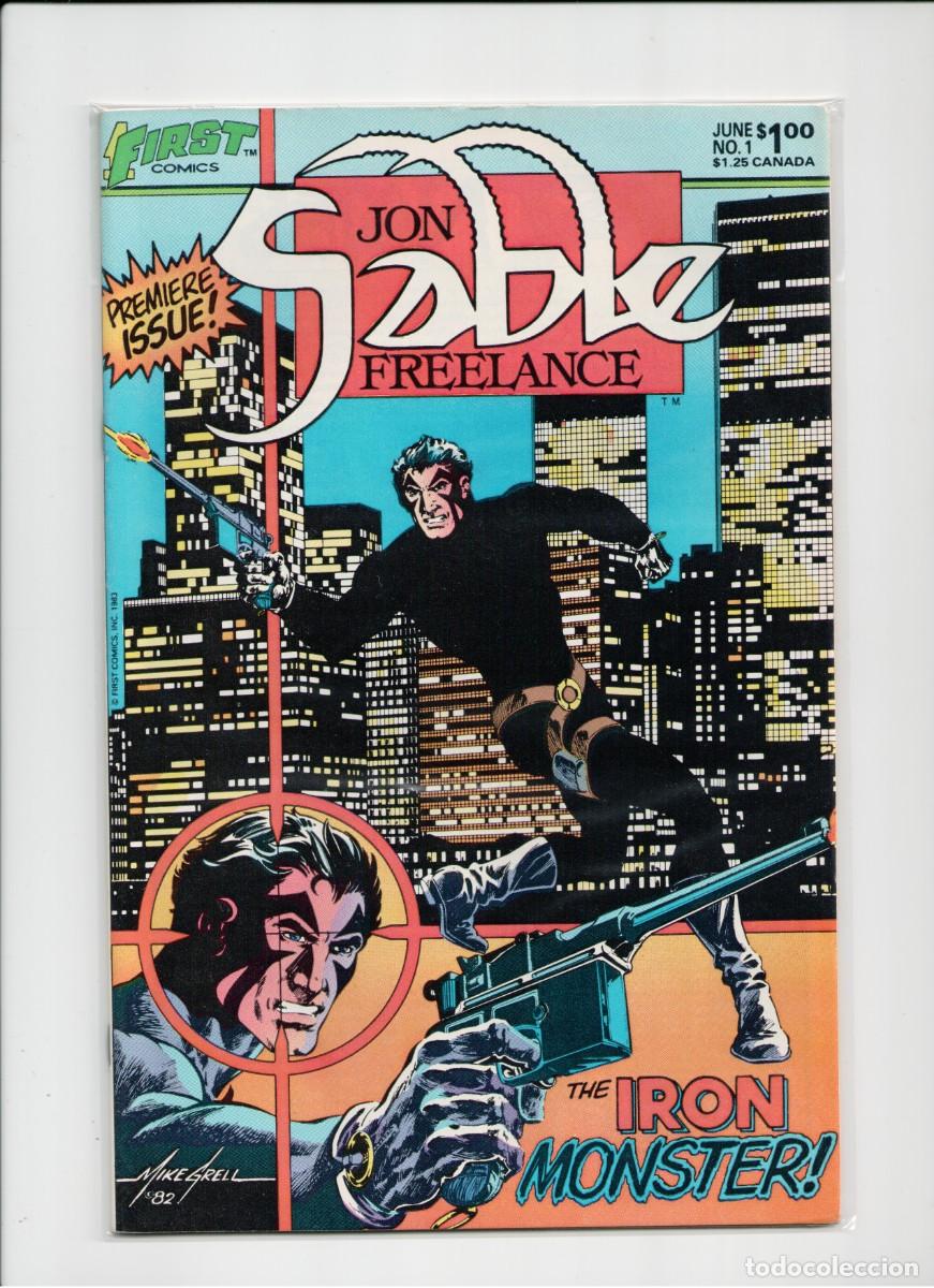 C&oacute;mics: JON SABLE FREELANCE #1 FIRST COMICS 1983 - Foto 1