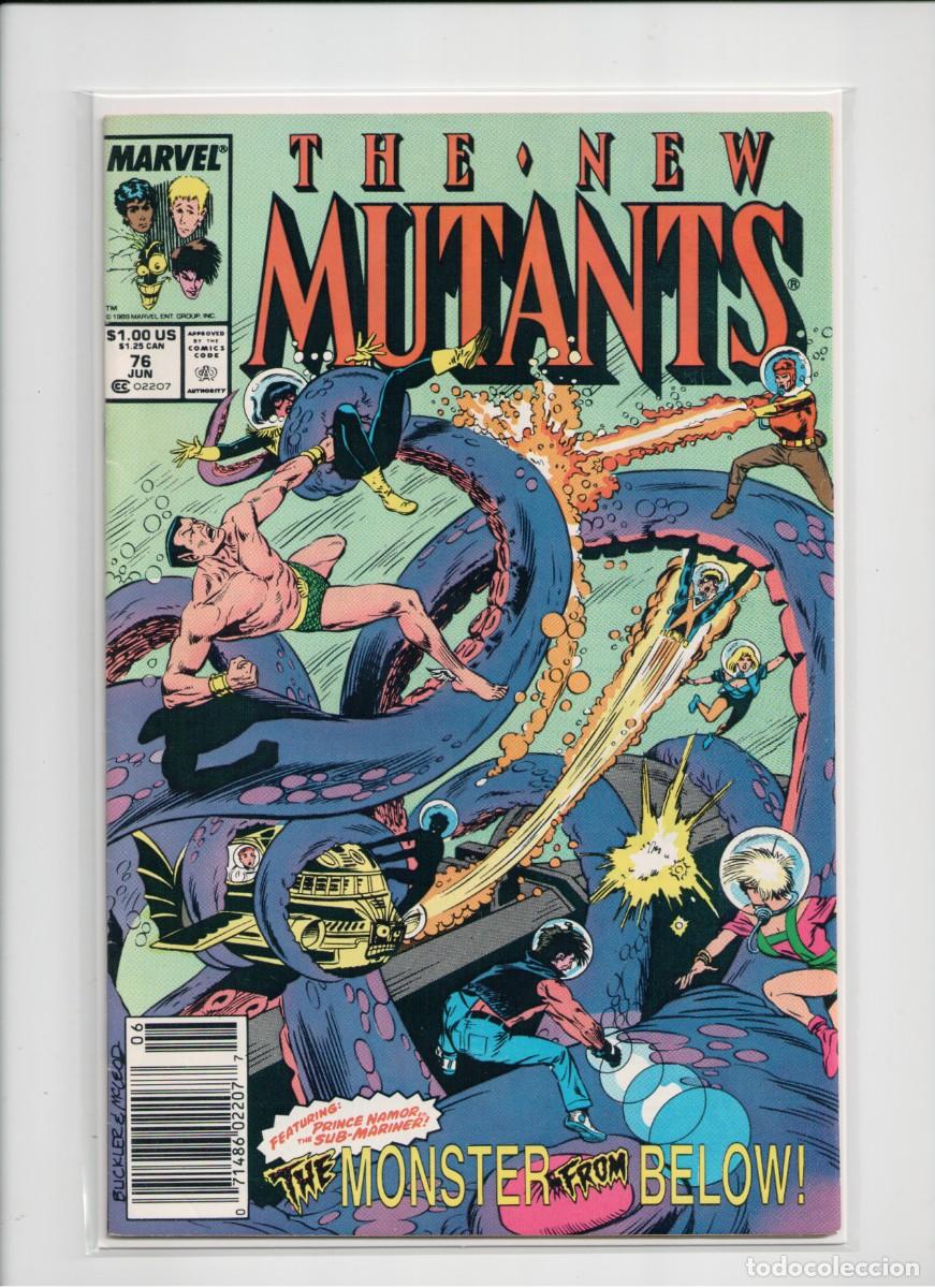 C&oacute;mics: THE NEW MUTANTS #76 MARVEL COMICS 1989 - Foto 1