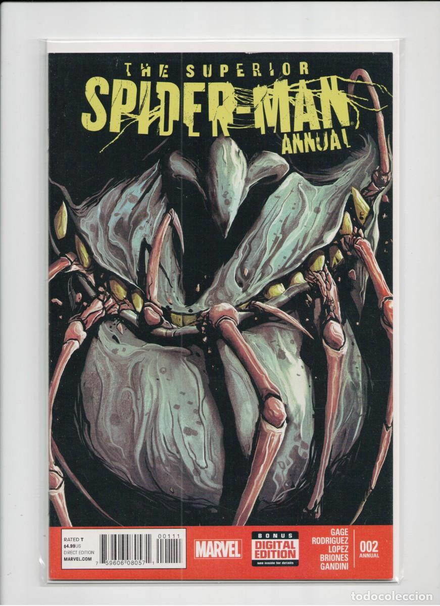 C&oacute;mics: THE SUPERIOR SPIDER-MAN #2 ANNUAL MARVEL COMICS 2014 - Foto 1