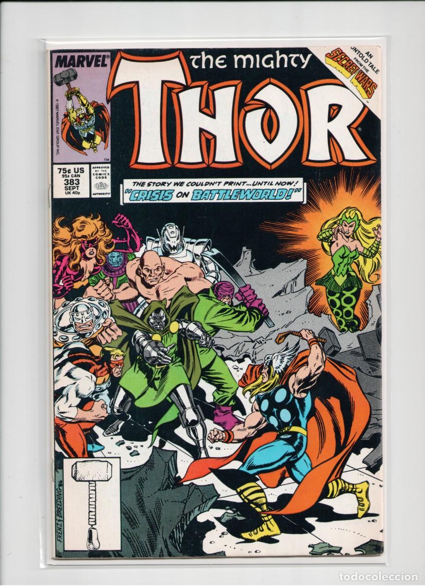 C&oacute;mics: THE MIGHTY THOR #383 MARVEL COMICS 1987 - Foto 1