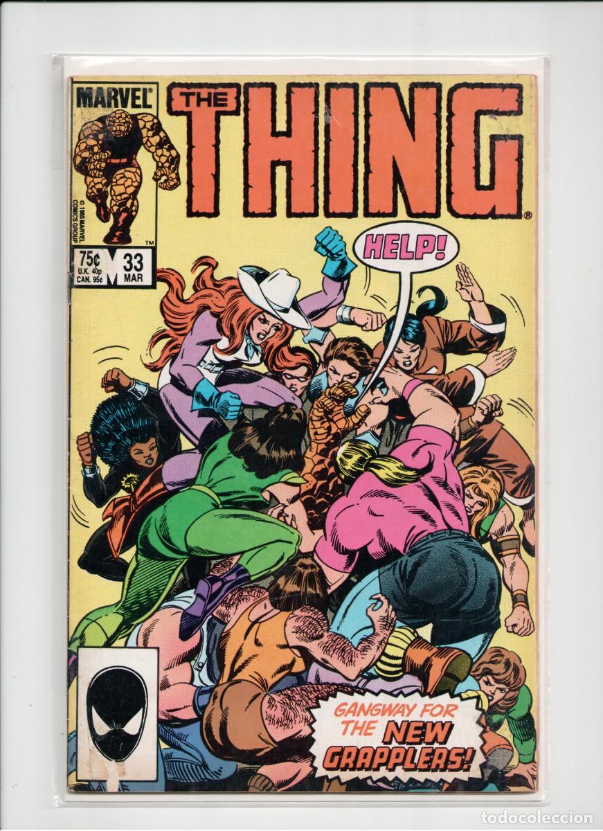 C&oacute;mics: THE THING #33 MARVEL COMICS 1986 - Foto 1