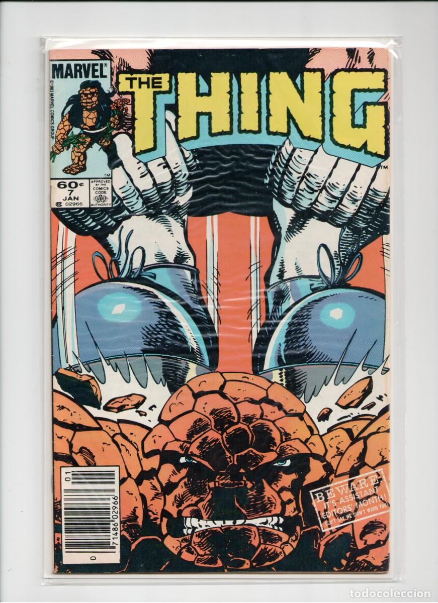 C&oacute;mics: THE THING #7 MARVEL COMICS 1984 - Foto 1