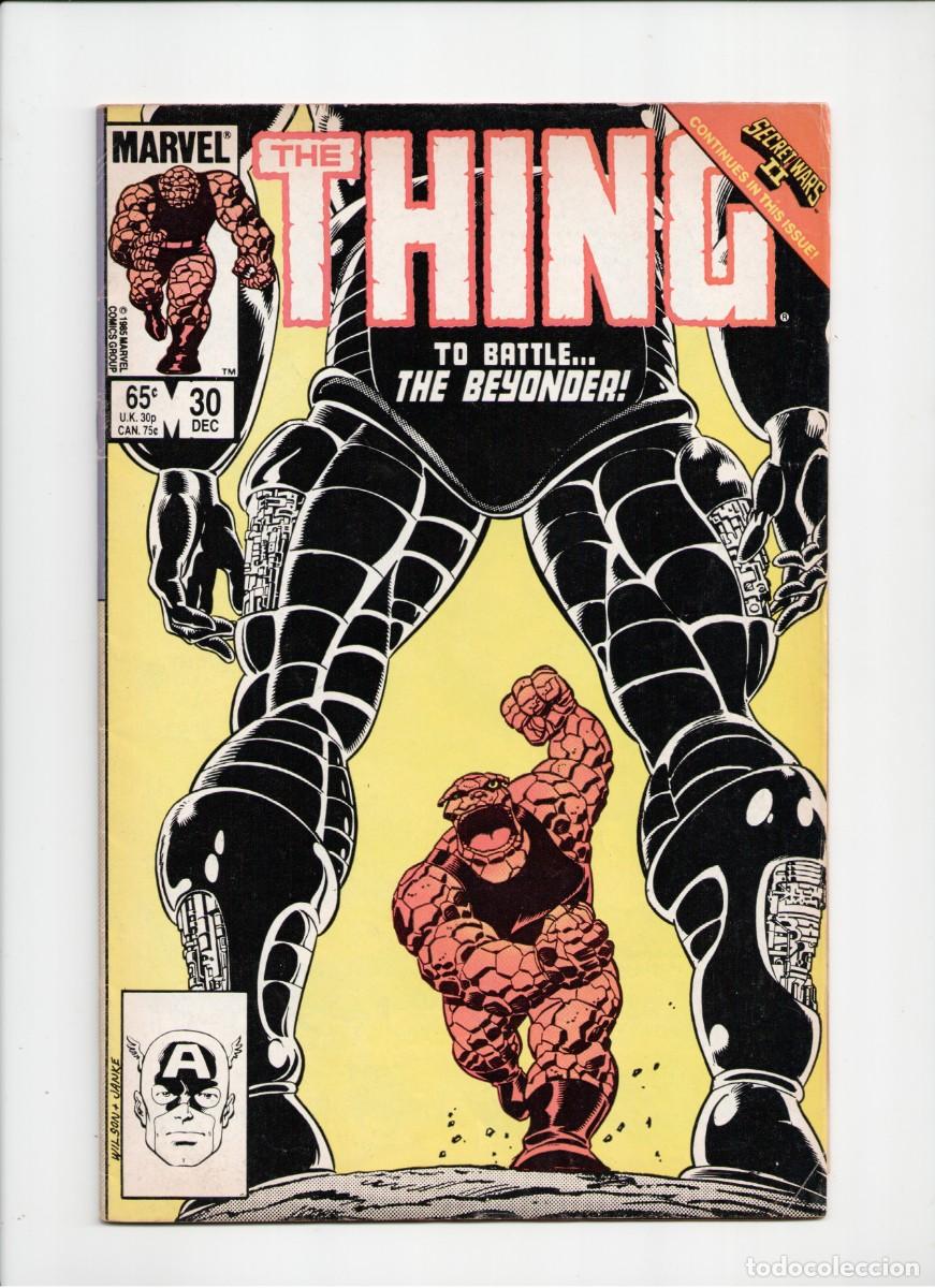 C&oacute;mics: THE THING #30 MARVEL COMICS 1985 - Foto 1