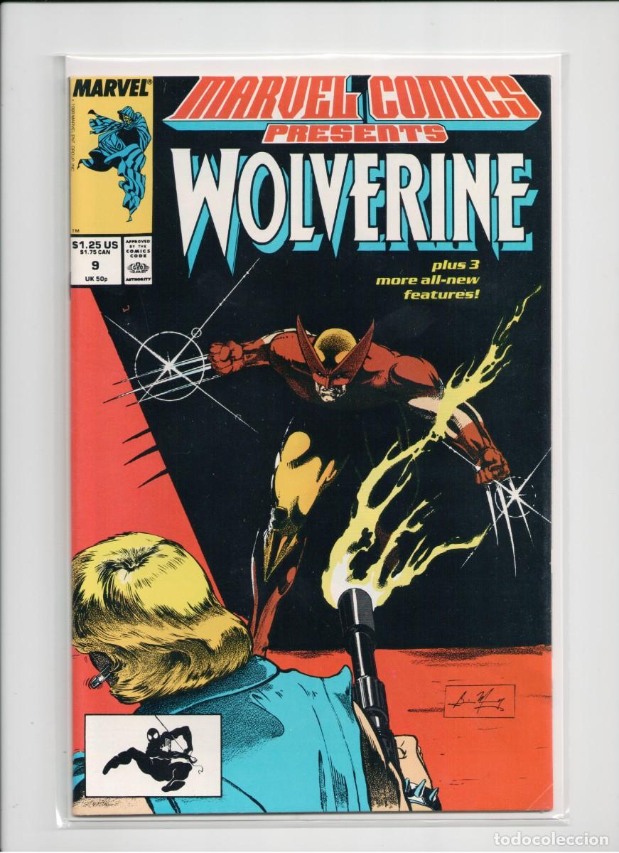 C&oacute;mics: MARVEL COMICS PRESENTS WOLVERINE #9 MARVEL COMICS 1988 - Foto 1