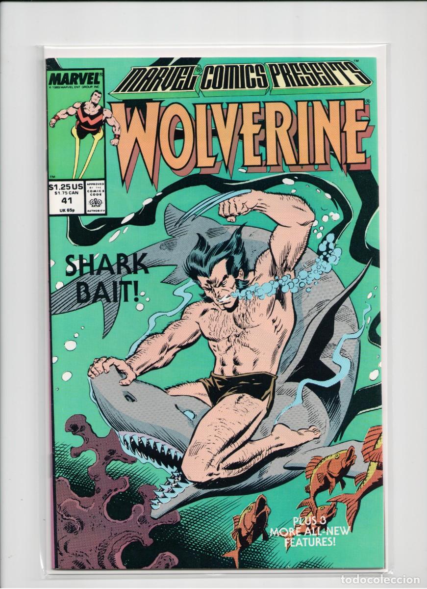 C&oacute;mics: MARVEL COMICS PRESENTS WOLVERINE #41 MARVEL COMICS 1990 - Foto 1