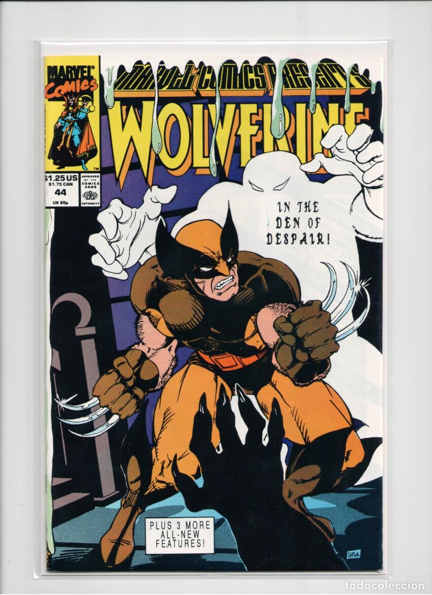 C&oacute;mics: MARVEL COMICS PRESENTS WOLVERINE #44 MARVEL COMICS 1990 - Foto 1