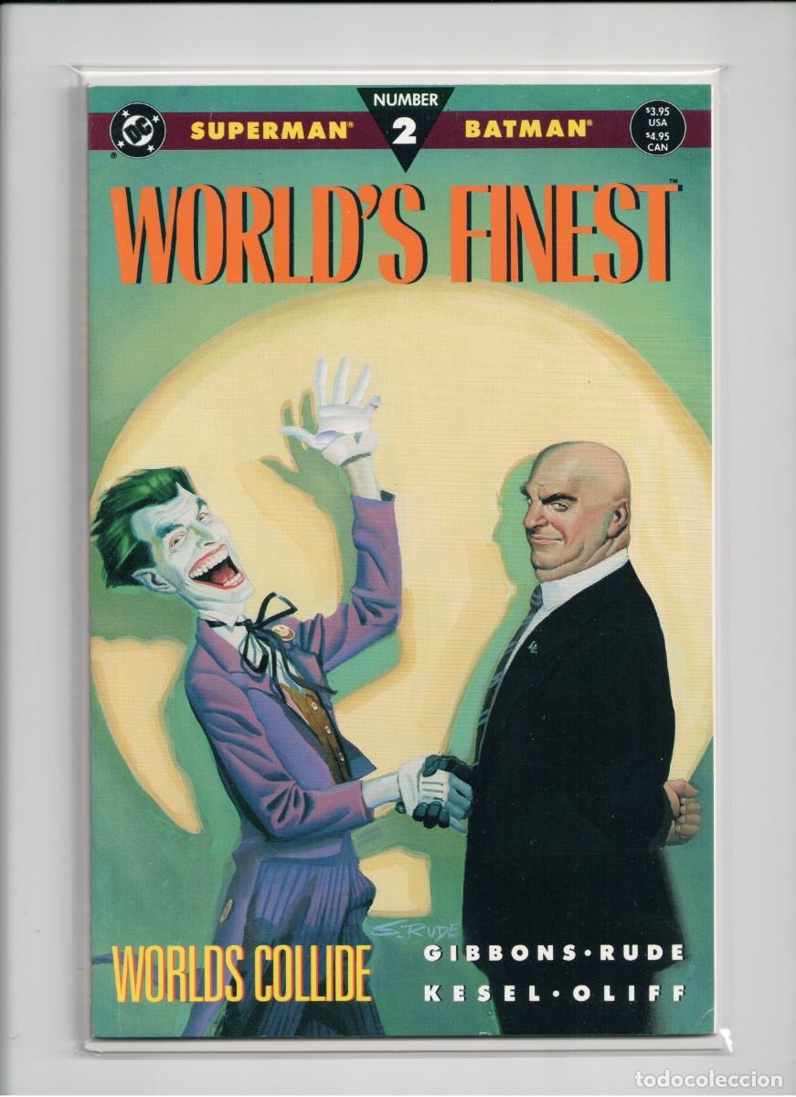 C&oacute;mics: SUPERMAN BATMAN WORLD&acute;S FINEST #2 DC COMICS 1990 - Foto 1