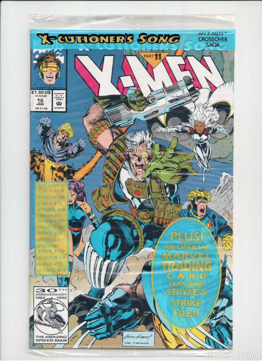 C&oacute;mics: X- CUTIONER&acute;S SONG X-MEN #16 MARVEL COMICS 1992 - Foto 1