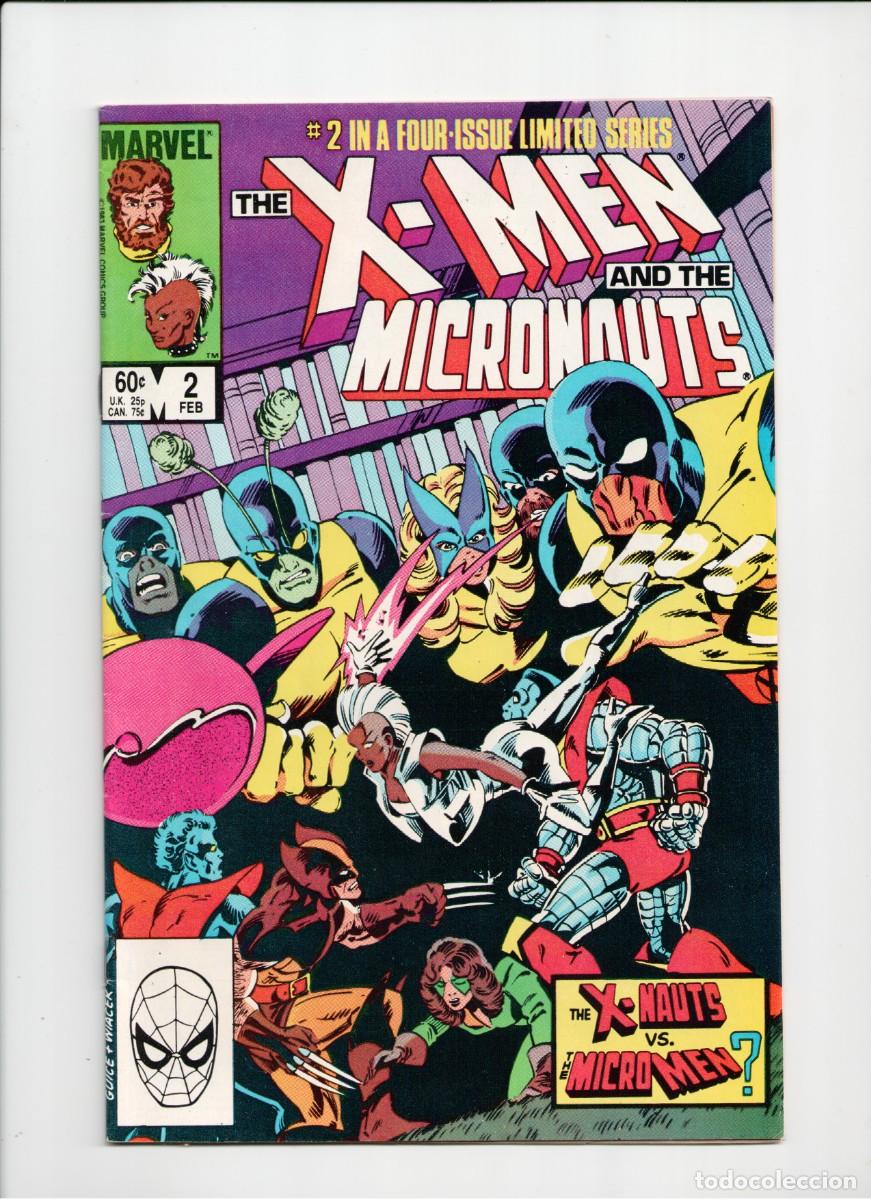 C&oacute;mics: X-MEN AND THE MICRONAUTS #2 MARVEL COMICS 1984 - Foto 1