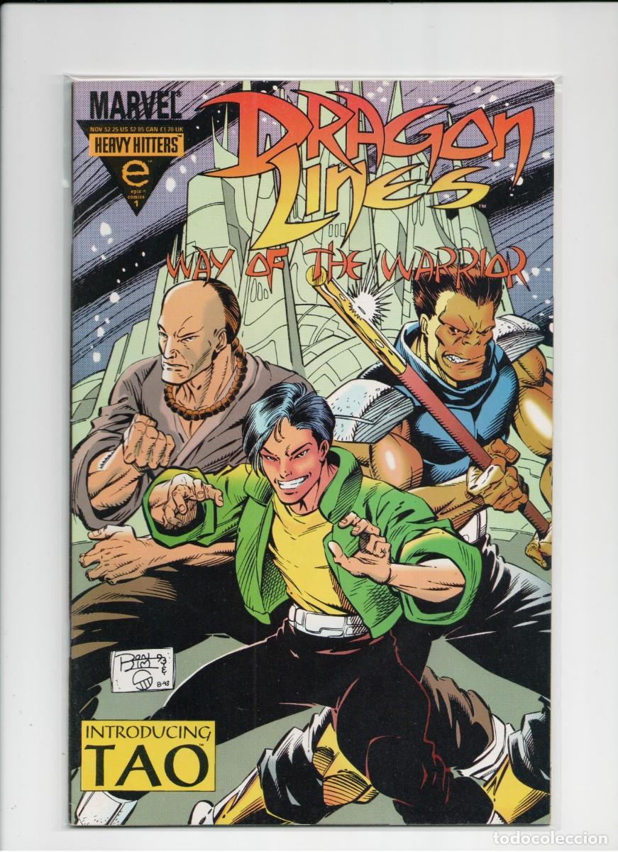 Fumetti: HEAVY HITTERS DRAGON LINES WAY OF THE WARRIOR #1 EPIC COMICS MARVEL 1993