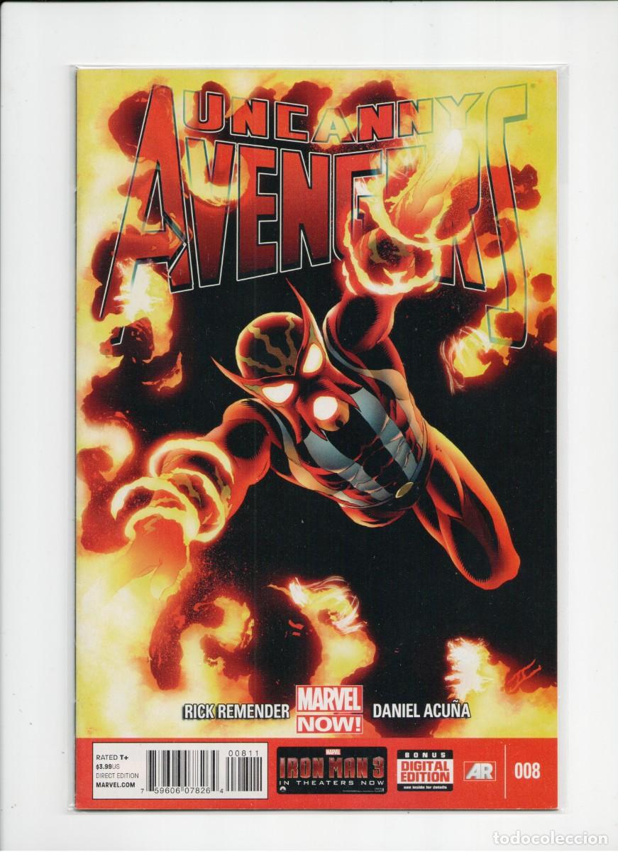 C&oacute;mics: UNCANNY AVENGERS #8 MARVEL COMICS 2013 - Foto 1