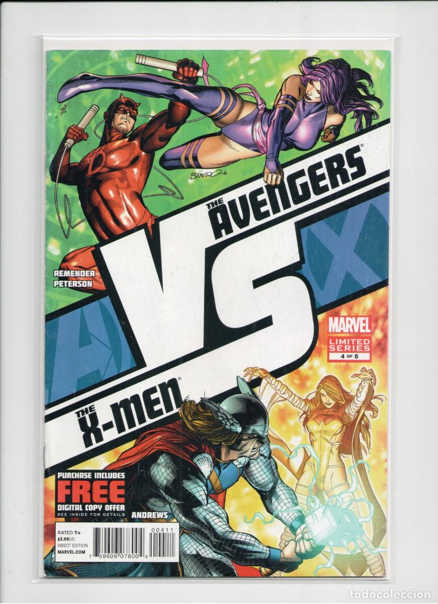C&oacute;mics: THE AVENGERS VS X-MEN #4 MARVEL COMICS 2012 - Foto 1