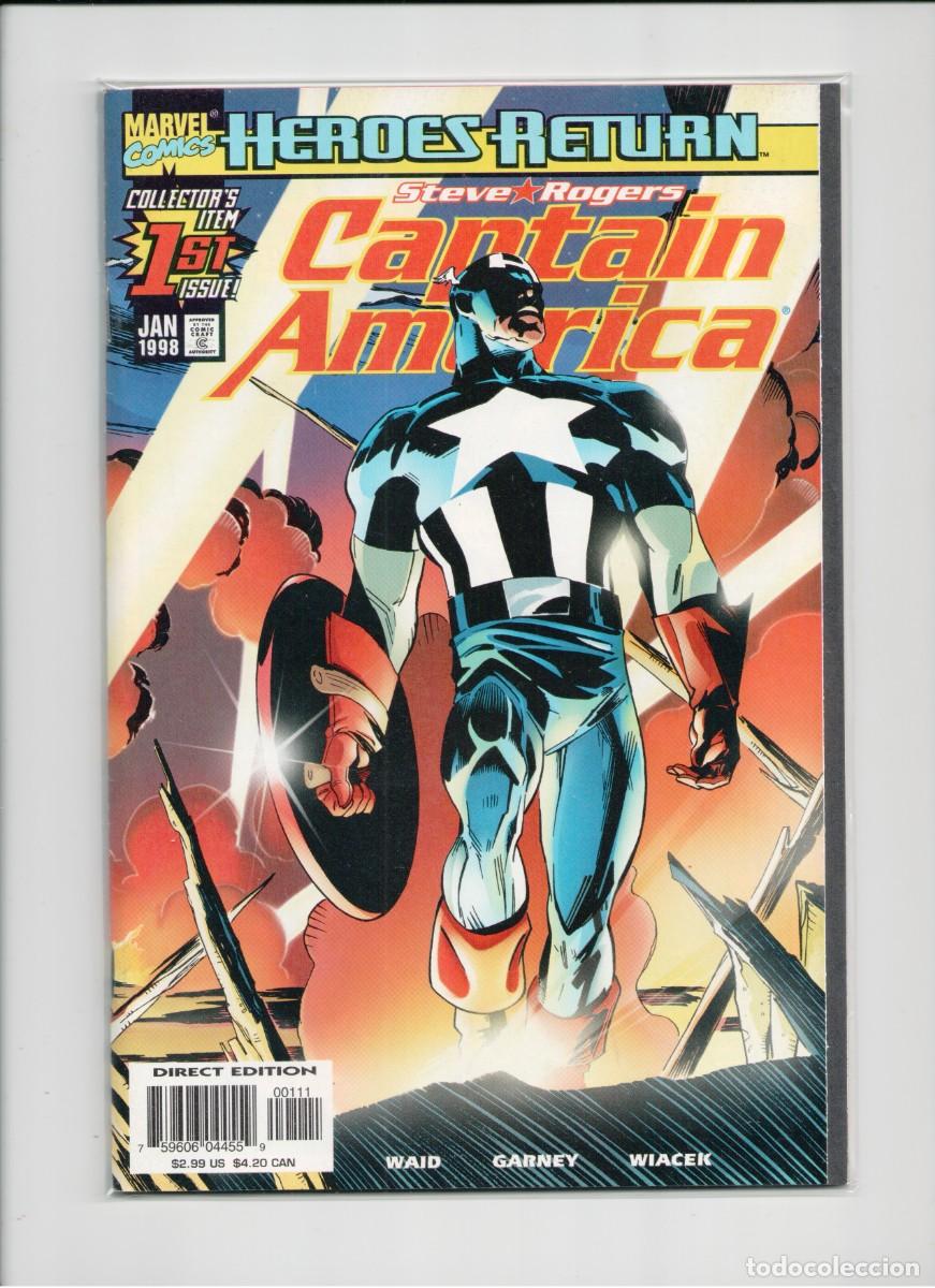 C&oacute;mics: HEROES RETURN CAPITAN AMERICA #1 MARVEL COMICS 1998 - Foto 1