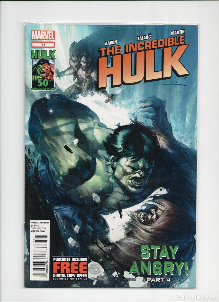 C&oacute;mics: THE INCREDIBLE HULK #11 MARVEL COMICS 2012 - Foto 1
