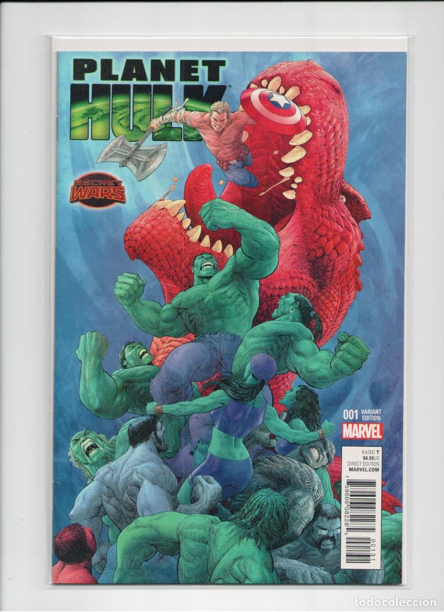 C&oacute;mics: PLANET HULK #1 VARIANT EDITION MARVEL COMICS 2015 - Foto 1