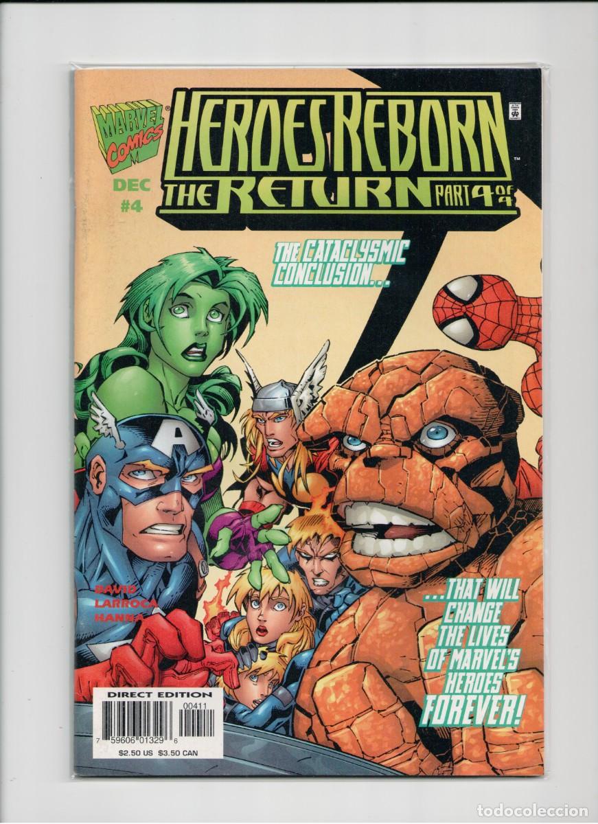 C&oacute;mics: HEROES REBORN THE RETURN #4 MARVEL COMICS 1997 - Foto 1