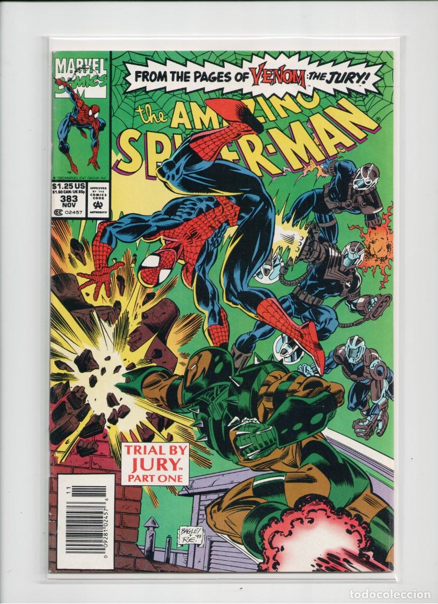 C&oacute;mics: THE AMAZING SPIDERMAN #383 MARVEL COMICS 1993 - Foto 1