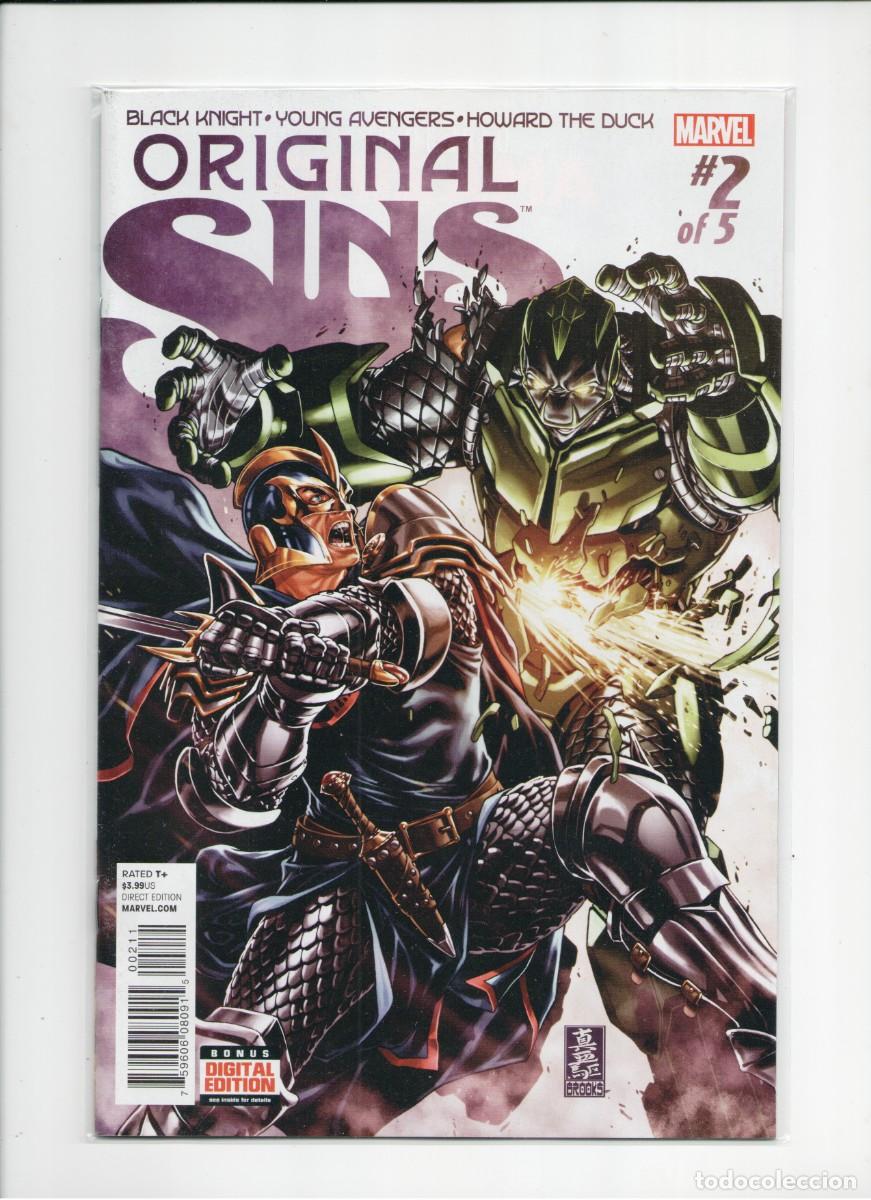C&oacute;mics: ORIGINAL SINS BLACK NIGHT #2 MARVEL COMICS 2014 - Foto 1