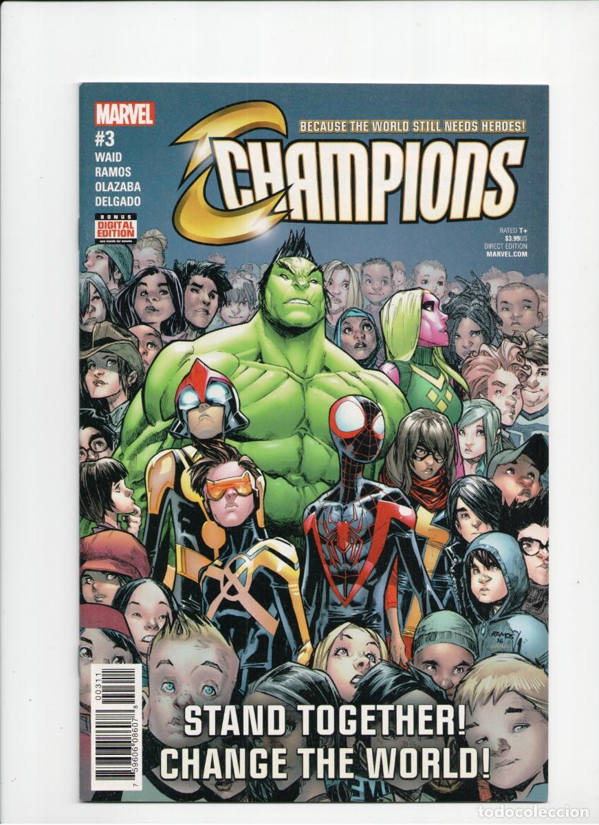 C&oacute;mics: CHAMPIONS #3 MARVEL COMICS 2017 - Foto 1