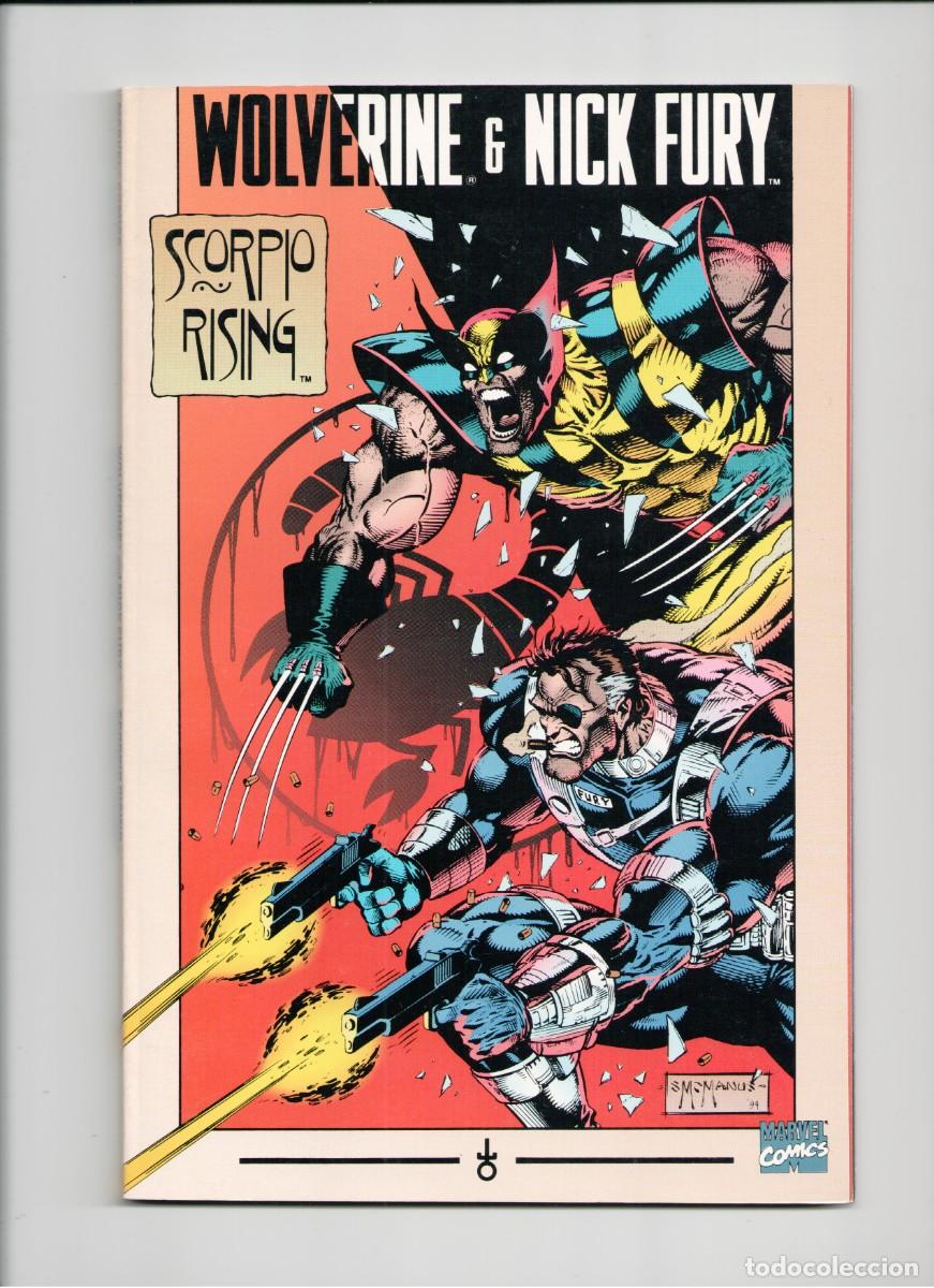 C&oacute;mics: WOLVERINE & NICK FURIA SCORPIO RISING MARVEL COMICS 1994 - Foto 1