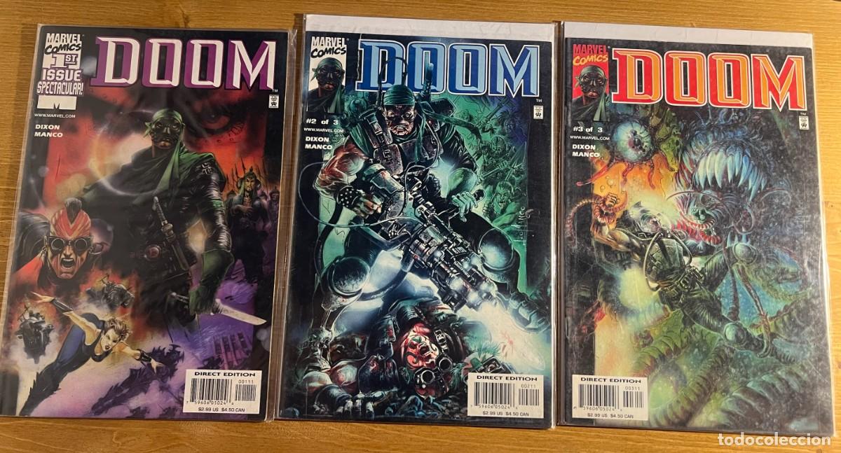 C&oacute;mics: comics DOOM miniserie completa 1 a 3 MARVEL ingles USA - Foto 1
