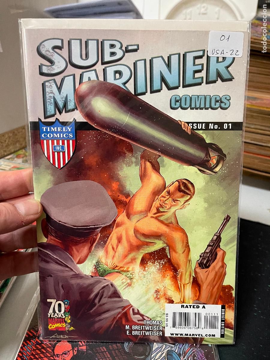 C&oacute;mics: SUB-MARINER MARVEL COMICS NUMERO 01 BUEN ESTADO - Foto 1