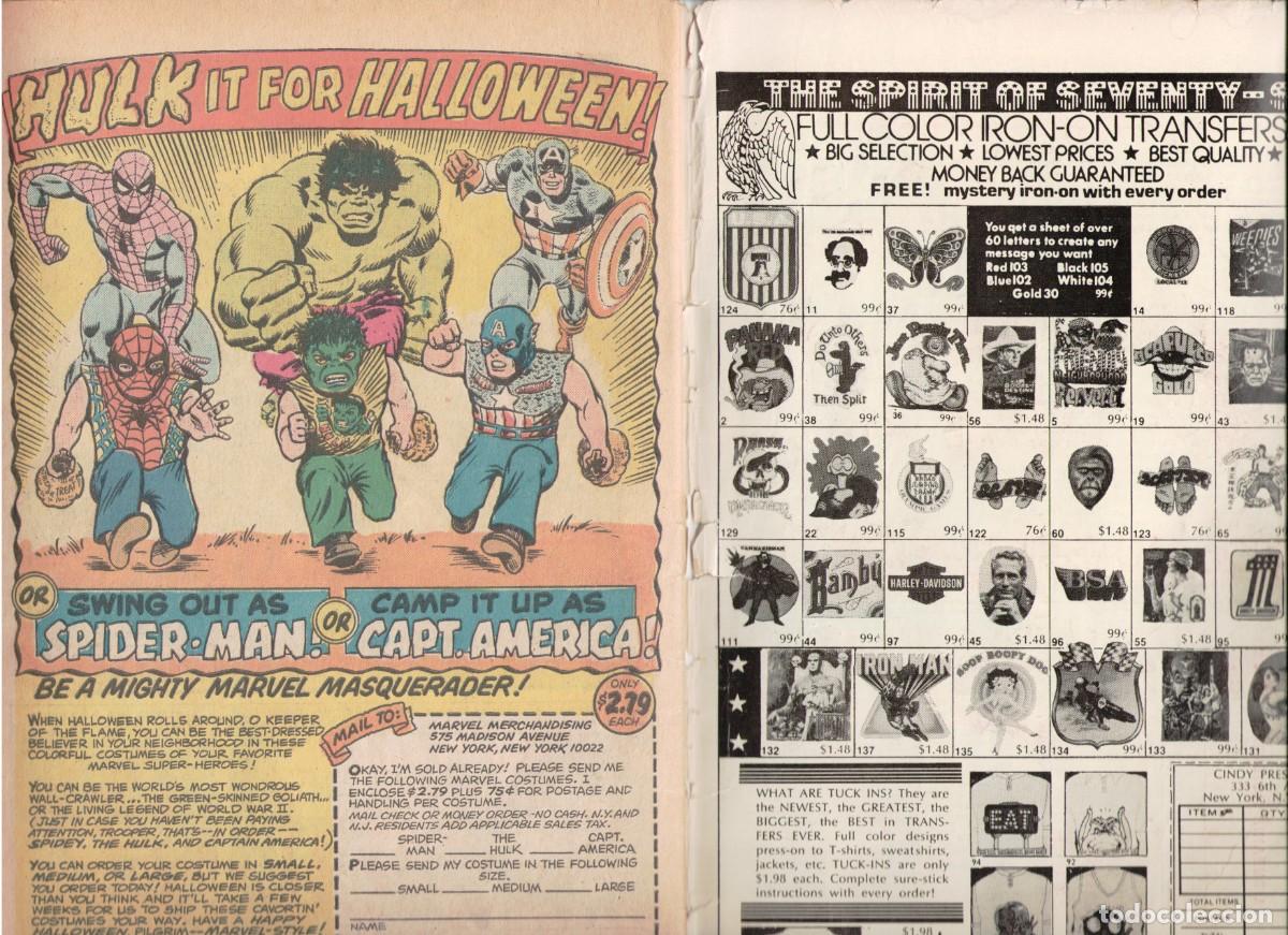 C&oacute;mics: THE AVENGERS #142 MARVEL COMICS 1975 + BAGGET & BORDER - Foto 4